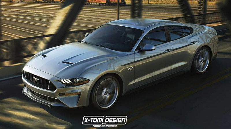 Mustang 4-dr Rendering