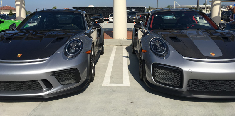 Porsche 911 GT3 and GT2